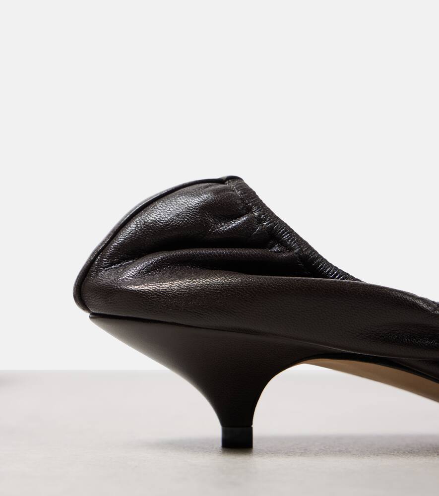 The Row Liisa leather pumps
