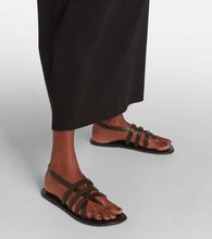 The Row Line leather sandals
