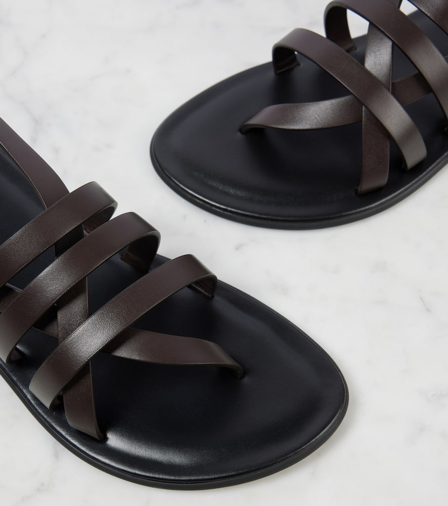 The Row Line leather sandals
