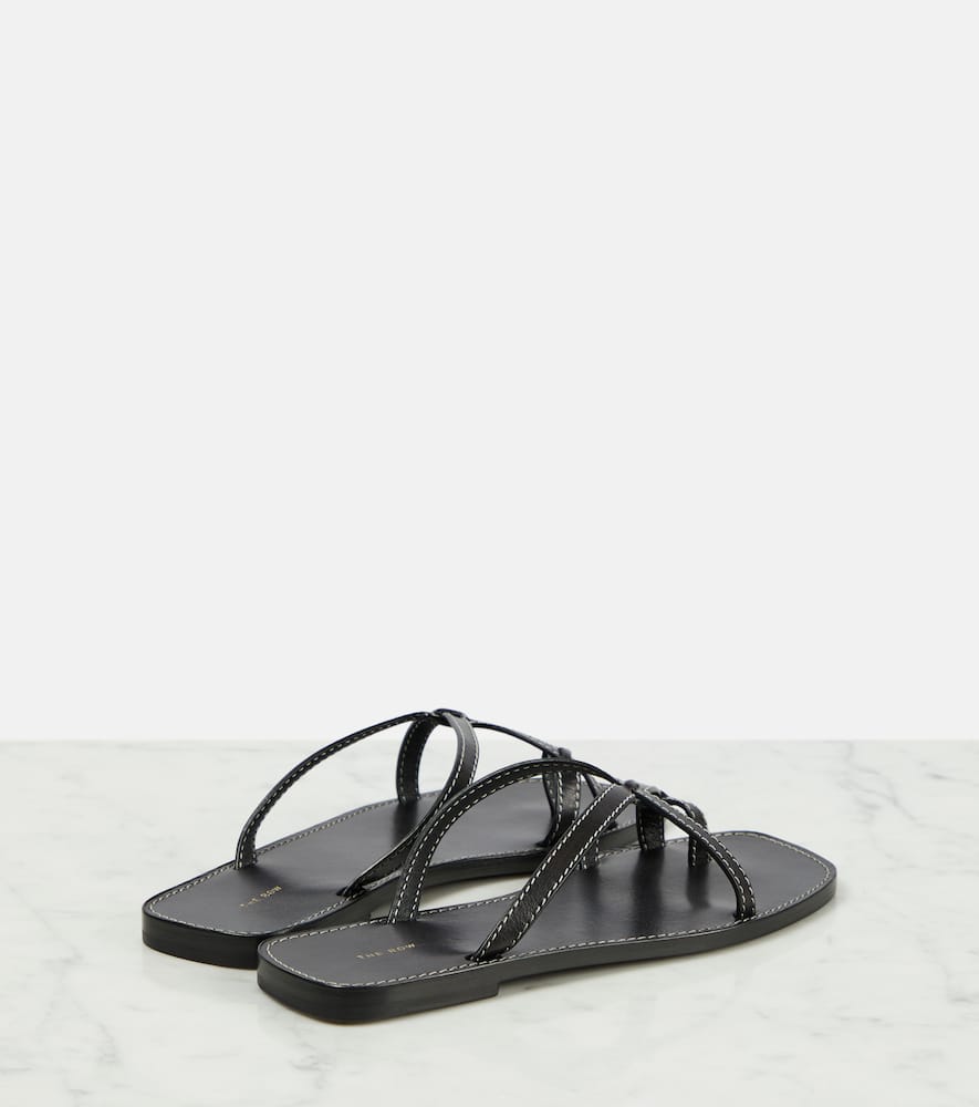The Row Link leather sandals
