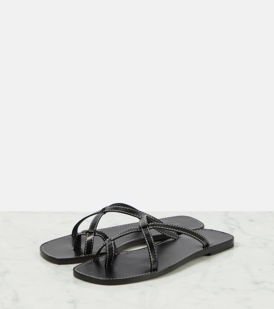 The Row Link leather sandals
