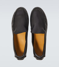 The Row Lucca leather loafers
