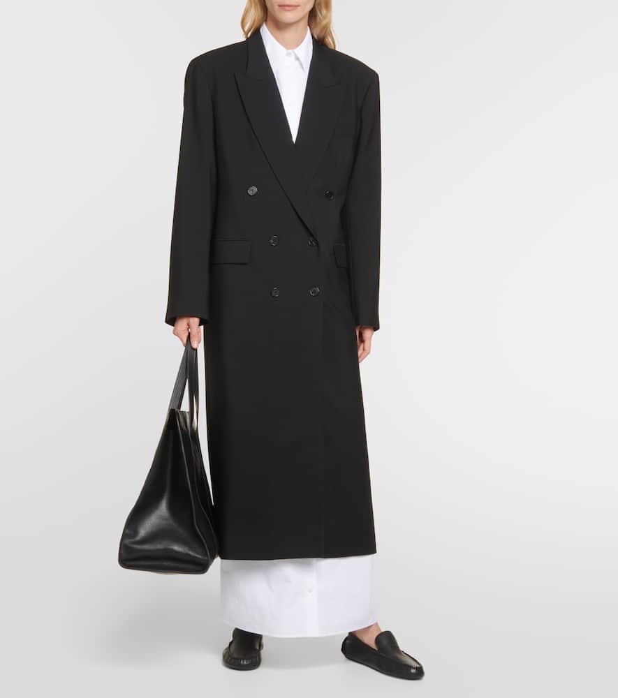 The Row Lucca leather moccasins