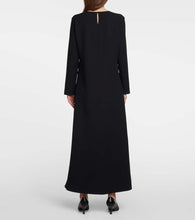 The Row Lucinda silk and wool maxi dress
