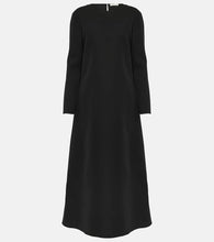 The Row Lucinda silk and wool maxi dress