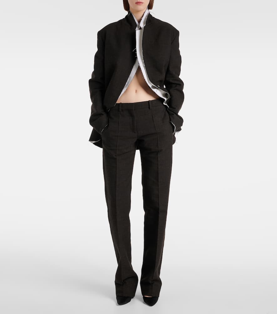 The Row Lysandre cotton and wool-blend blazer