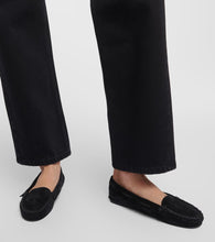The Row Mabel suede loafers