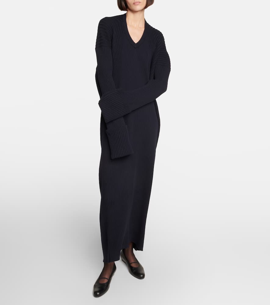 The Row Marion leather ballet flats
