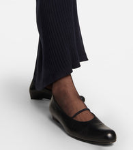 The Row Marion leather ballet flats