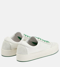 The Row Marley suede-paneled leather sneakers