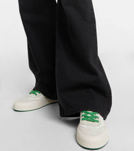 The Row Marley suede-paneled leather sneakers