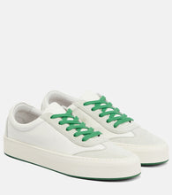The Row Marley suede-paneled leather sneakers