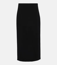 The Row Matias wool-blend midi skirt - Row Matias羊毛混纺中长裙