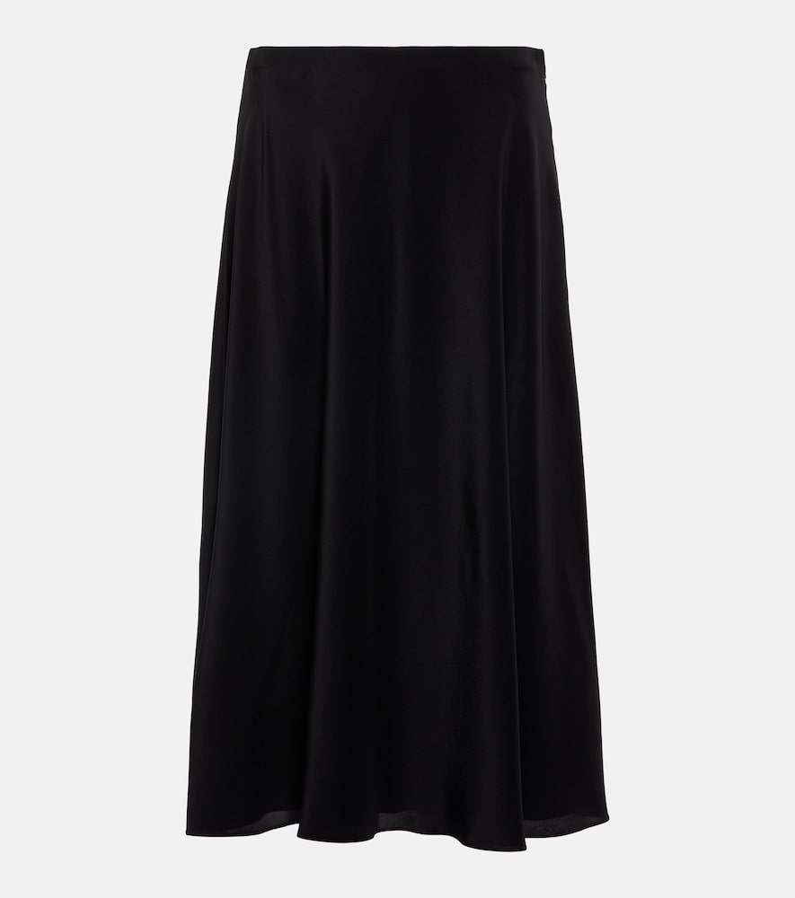 The Row Medela silk satin midi skirt - The Row Medela 真丝缎面中长裙