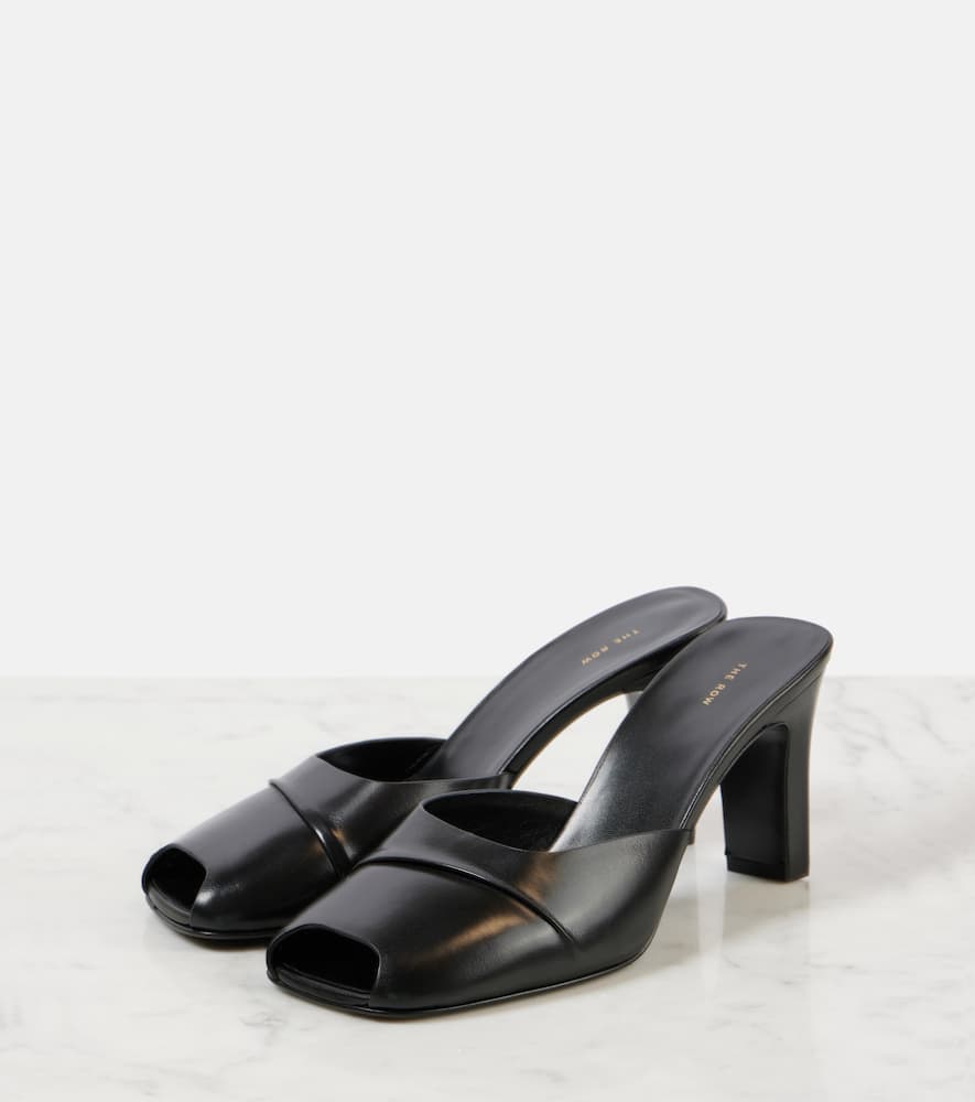 The Row Milla leather mules