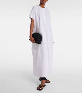 The Row Mira raffia-effect clutch