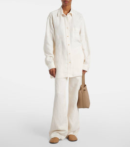 The Row N/S Park Small leather tote bag