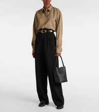 The Row N/S Park Small leather tote bag