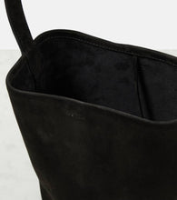 The Row N/S Park Small suede tote bag