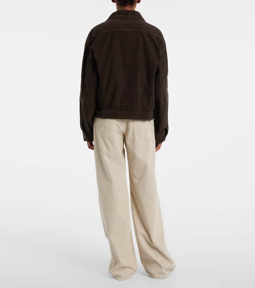 The Row Ness cotton corduroy jacket