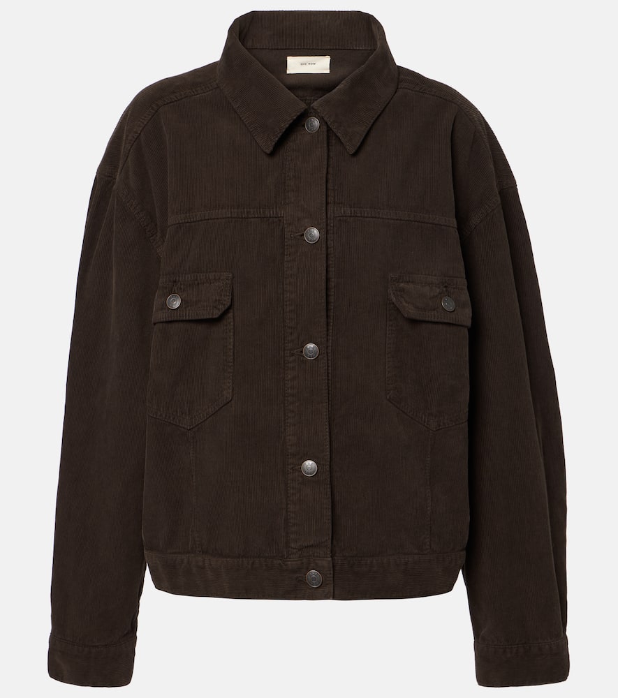 The Row Ness cotton corduroy jacket