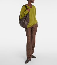 The Row New Bindle leather shoulder bag