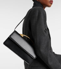 The Row Nia leather shoulder bag