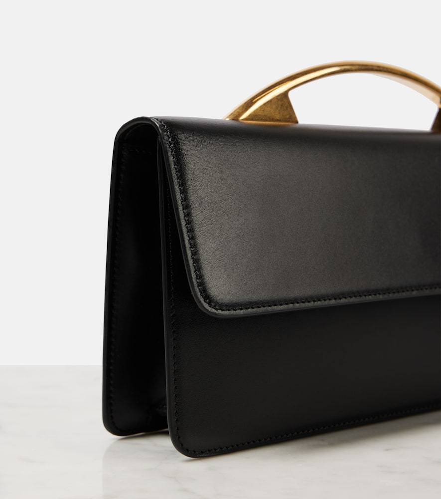 The Row Nia leather shoulder bag
