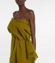 The Row Nimah wool and mohair maxi dress