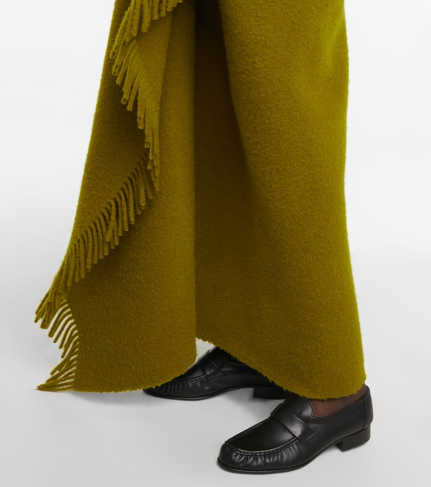 The Row Nimah wool and mohair maxi dress