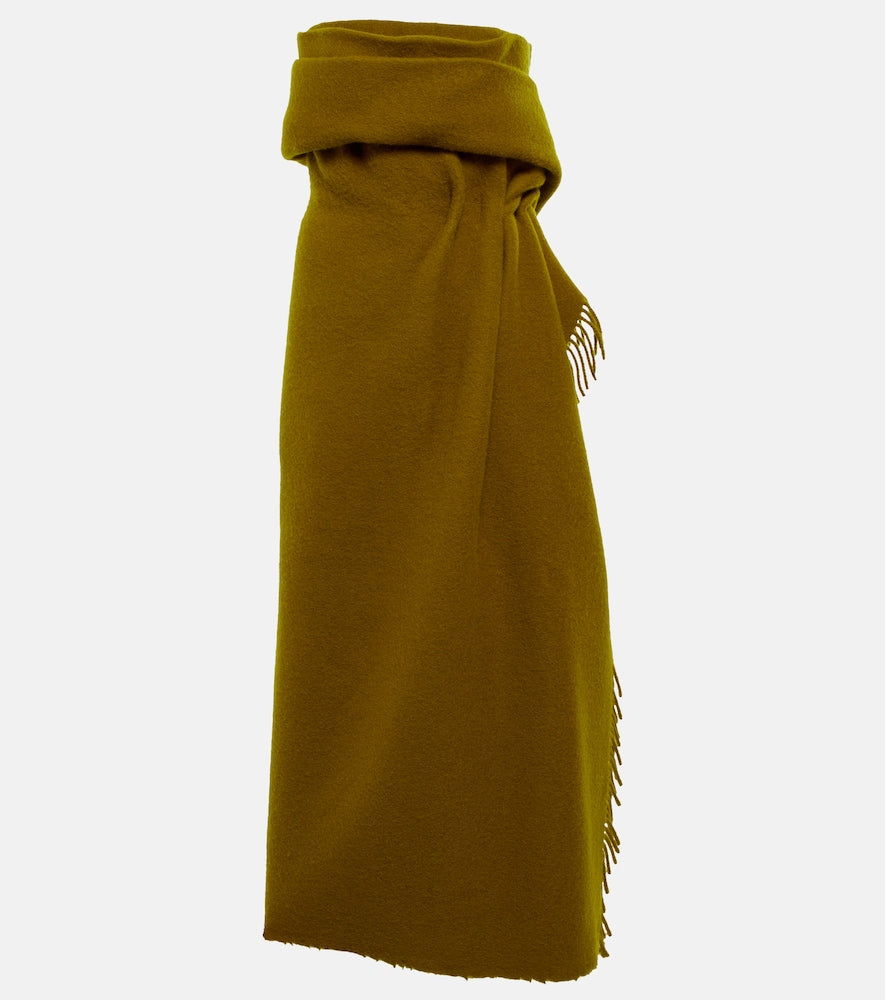 The Row Nimah wool and mohair maxi dress. The Row Nimah 羊毛和马海毛混纺长款连衣裙
