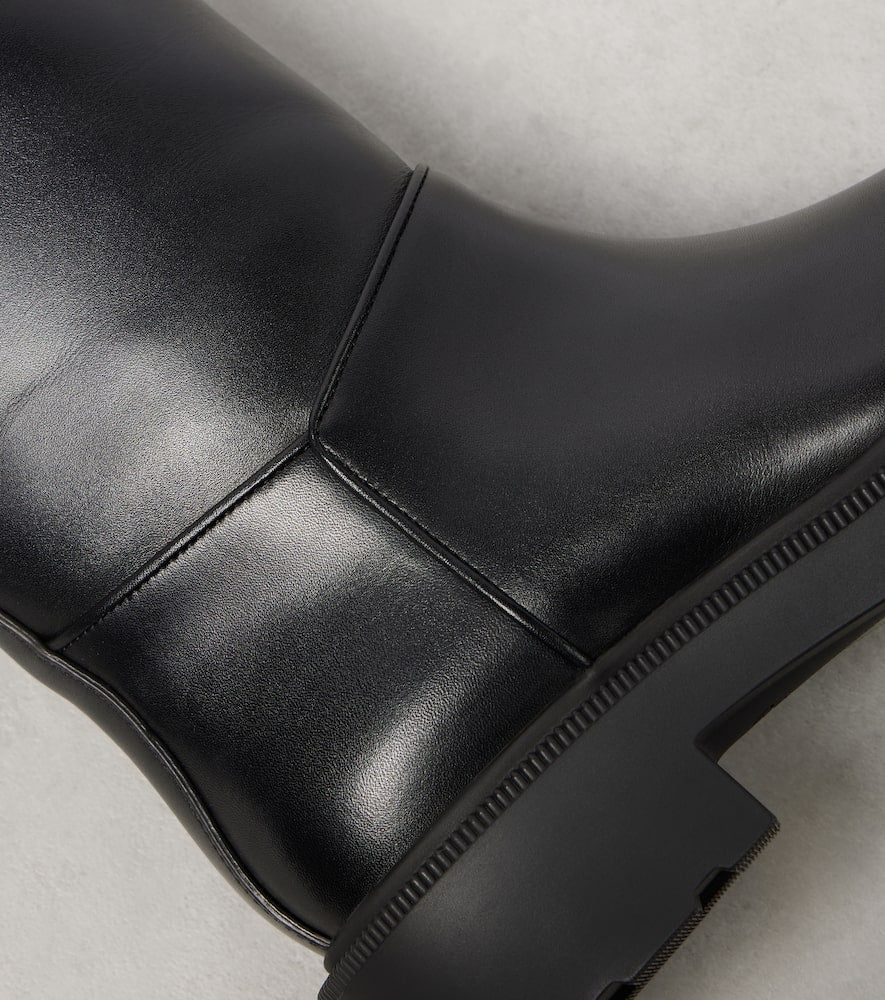 The Row Nobilis TR leather boots