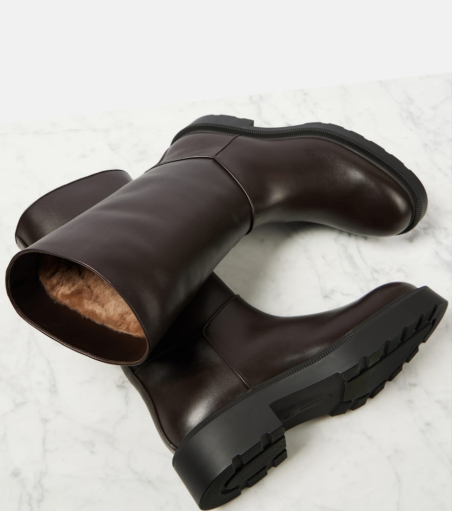 The Row Nobilis leather boots
