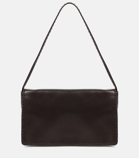 The Row Nuance leather shoulder bag. Shop The Row Shoulder Bags for women now.
