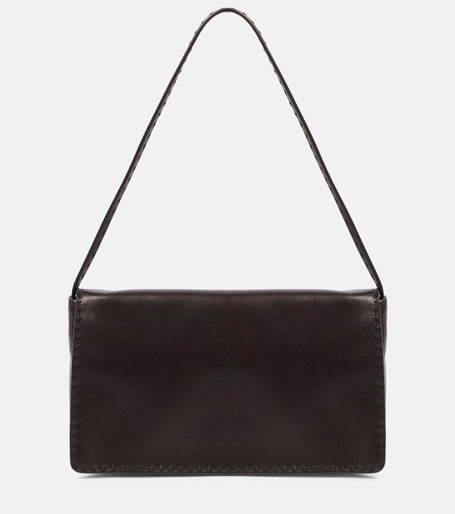 The Row Nuance leather shoulder bag. Shop The Row Shoulder Bags for women now.