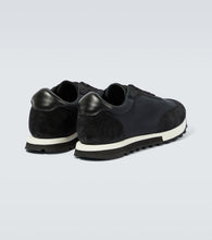 The Row Owen Runner suede-trimmed sneakers