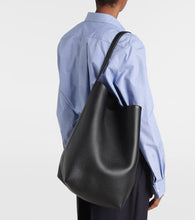 The Row Park Large N/S leather tote bag
