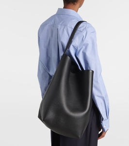 The Row Park Large N/S leather tote bag