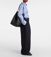 The Row Park Large N/S leather tote bag
