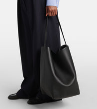 The Row Park Large N/S leather tote bag