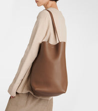 The Row Park Large leather tote bag
