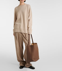 The Row Park Large leather tote bag