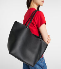 The Row Park Three leather tote bag