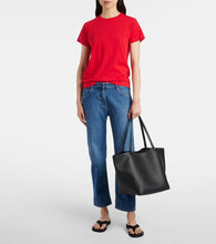 The Row Park Three leather tote bag