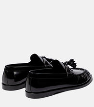 The Row Patent leather loafers