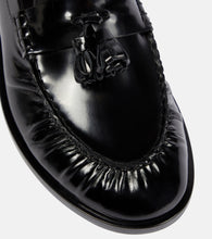 The Row Patent leather loafers