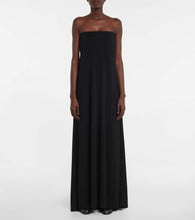 The Row Pau strapless cady gown
