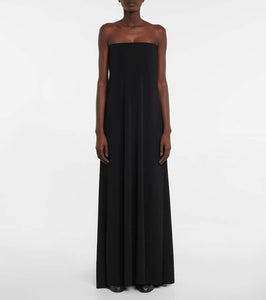 The Row Pau strapless cady gown