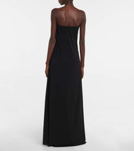 The Row Pau strapless cady gown