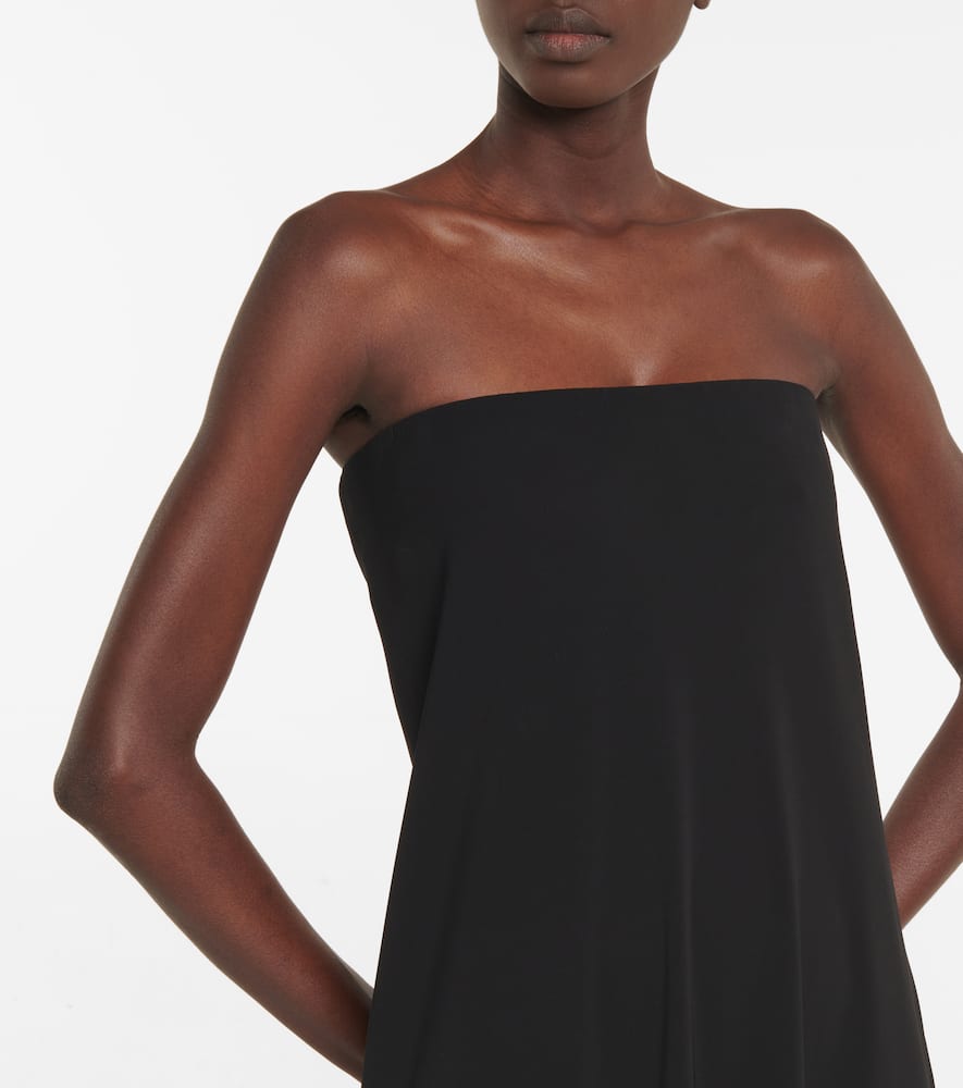 The Row Pau strapless cady gown